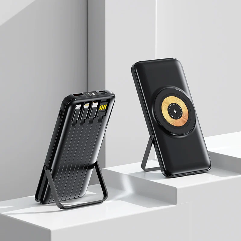 Tragbare Powerbank mit kabelloser Ladefunktion Skanto