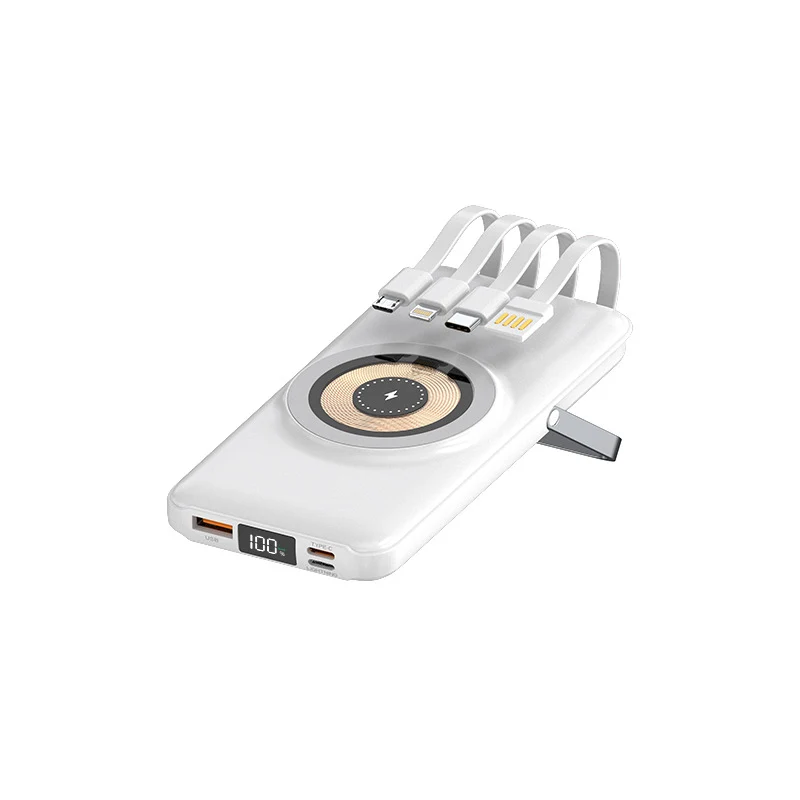 Tragbare Powerbank mit kabelloser Ladefunktion Skanto