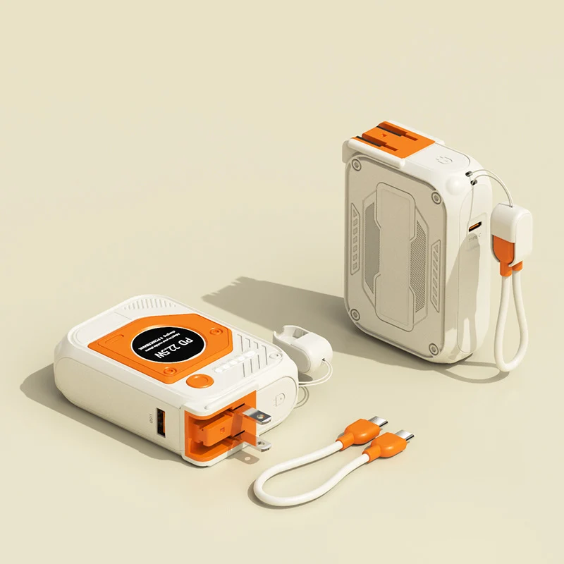 Powerbank mit integrierten USB-Anschlüssen Skanto