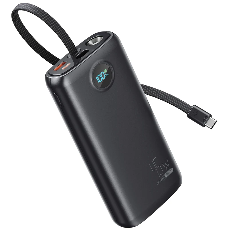 Hochleistungs-Powerbank mit digitaler Ladeanzeige und 45W Schnellladung Skanto