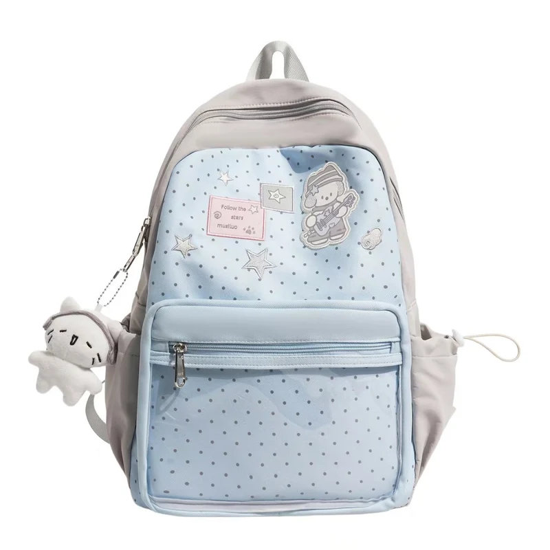Schulrucksack mit Cartoon-Motiv Skanto