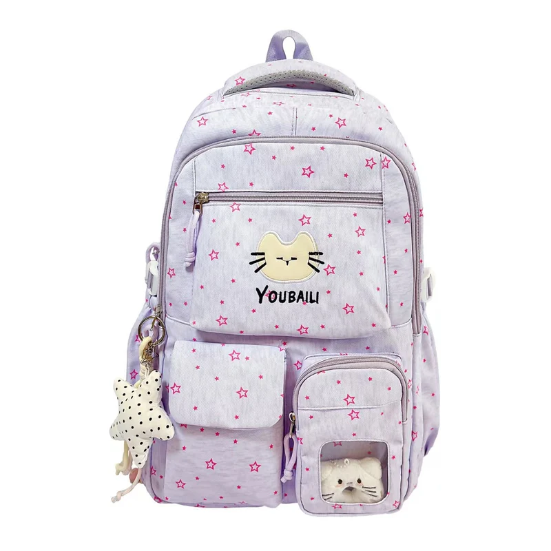 Rucksack mit Cartoon-Motiv und mehreren Fächern Skanto