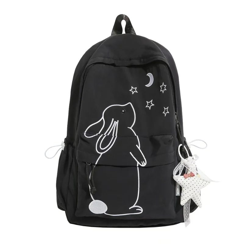 Rucksack Skanto mit Hasenstickerei