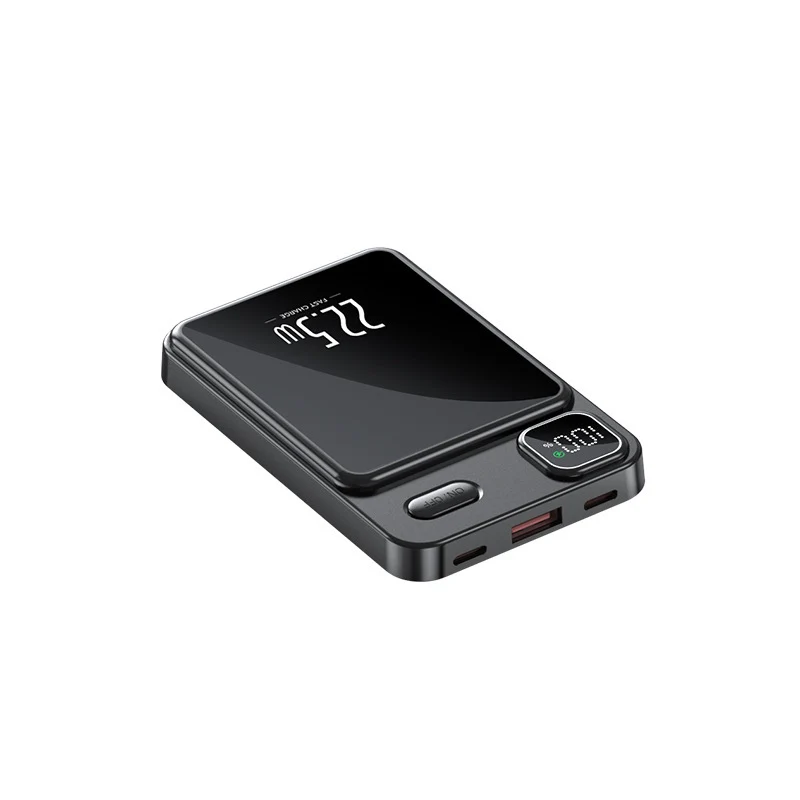Intelligente Powerbank mit mehreren Anschlüssen und Digitalanzeige Skanto