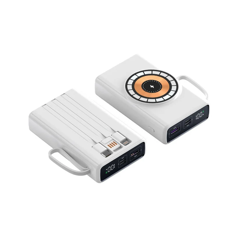 Multifunktionale Powerbank mit kabelloser Ladefunktion Skanto