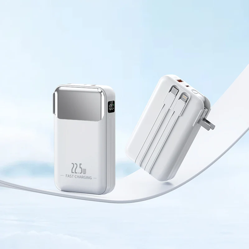 Hochleistungs-Powerbank mit integriertem Schnellladegerät Skanto