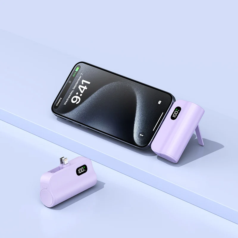 Faltbare Powerbank mit digitaler Ladeanzeige Skanto