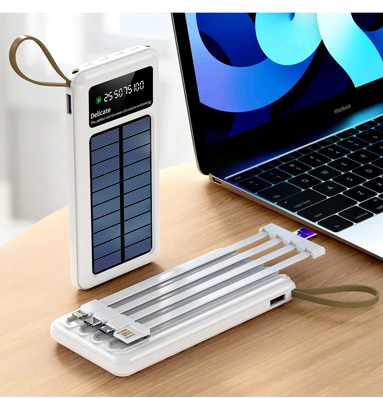 Tragbare Solar-Powerbank Skanto