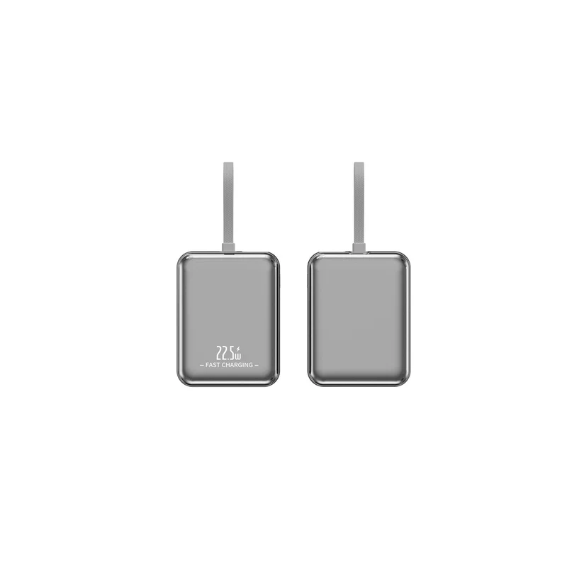 Hochleistungs-Powerbank mit integrierter Schnellladefunktion und digitaler Ladeanzeige Skanto