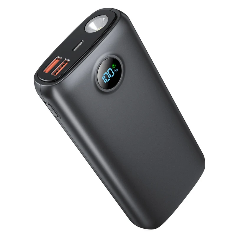 Tragbare Powerbank mit LED-Display und leistungsstarker Schnellladefunktion Skanto