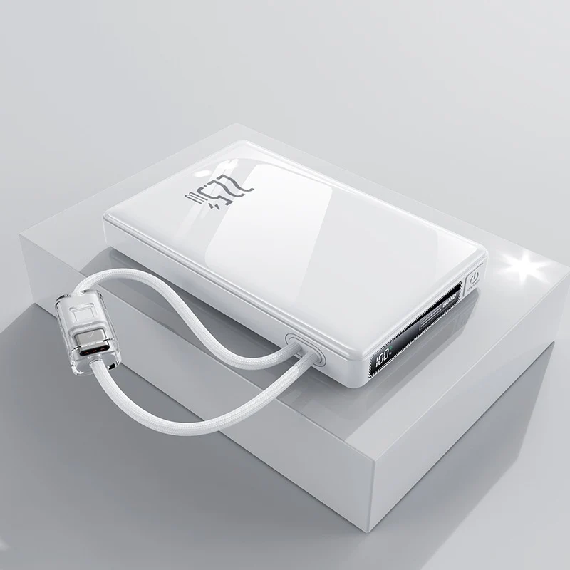 Tragbare Powerbank mit multifunktionalem Schnellladeanschluss Skanto
