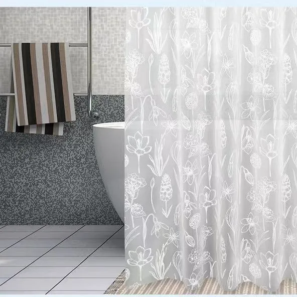 Transparenter Überwurf Skanto mit Blumenmuster