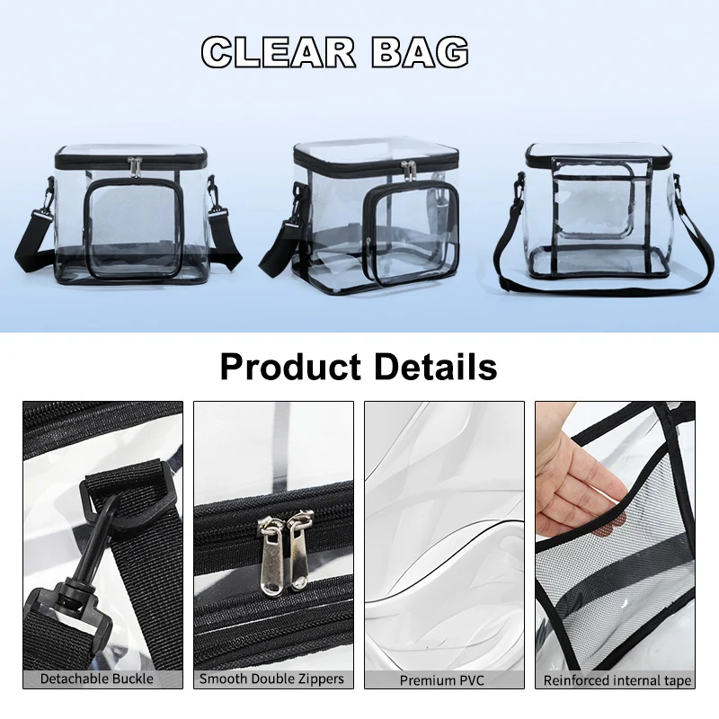 Transparente Kosmetiktasche Skanto