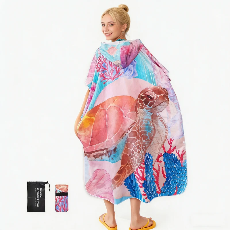 Strandkleid mit Tropenprint Skanto