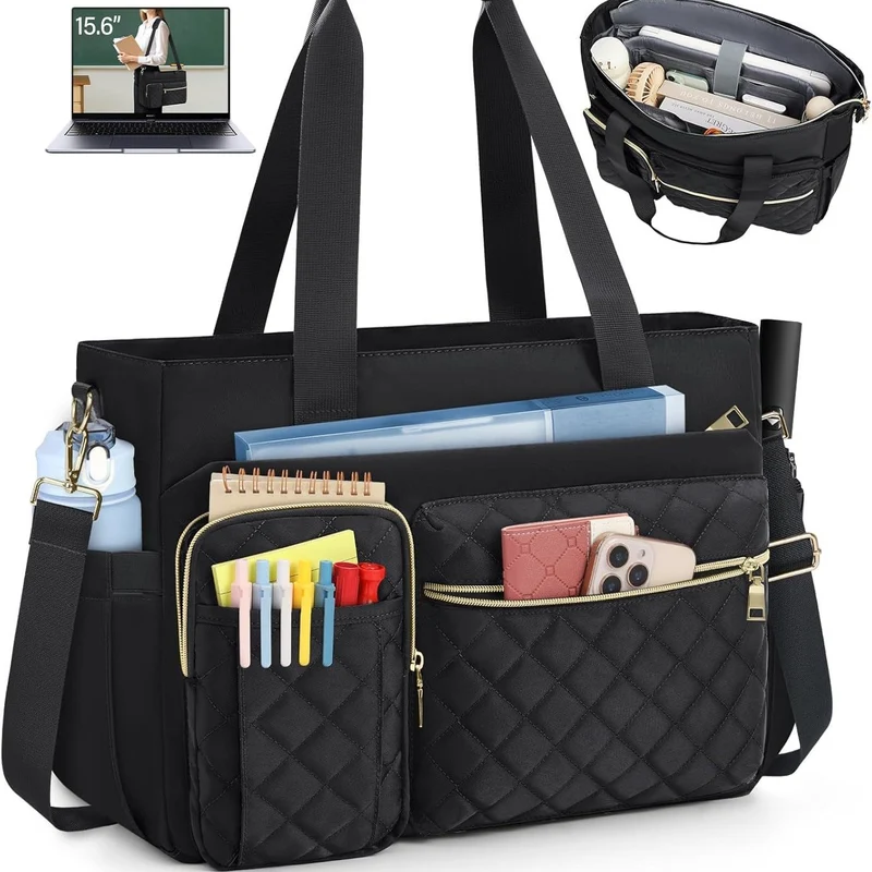 Gepolsterte Multifunktions-Handtasche mit Organizer Skanto