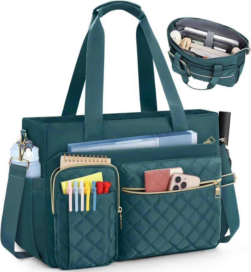 Gepolsterte Multifunktions-Handtasche mit Organizer Skanto