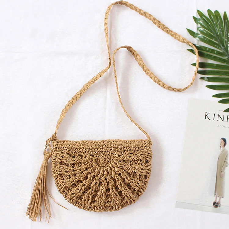 Handgefertigter Raffia-Korb Skanto