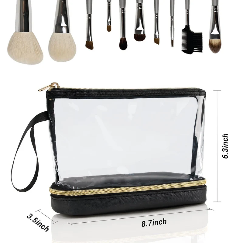 Transparente Kosmetiktasche Skanto