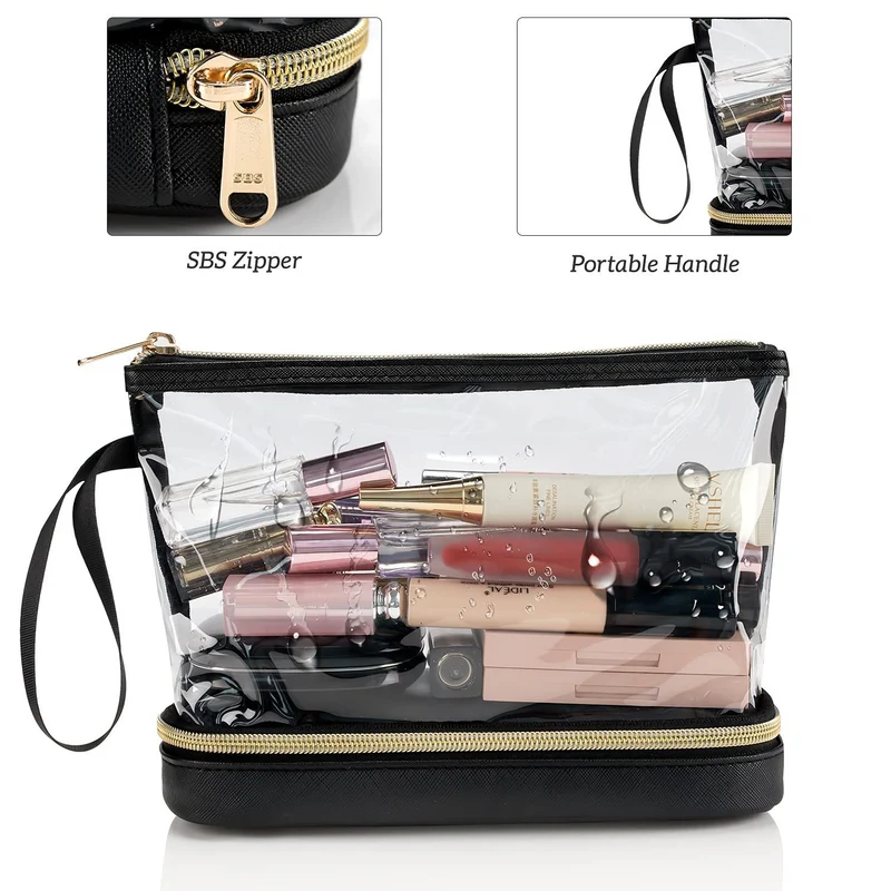 Transparente Kosmetiktasche Skanto