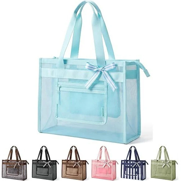 Transparente Einkaufstasche mit eleganten Details Skanto