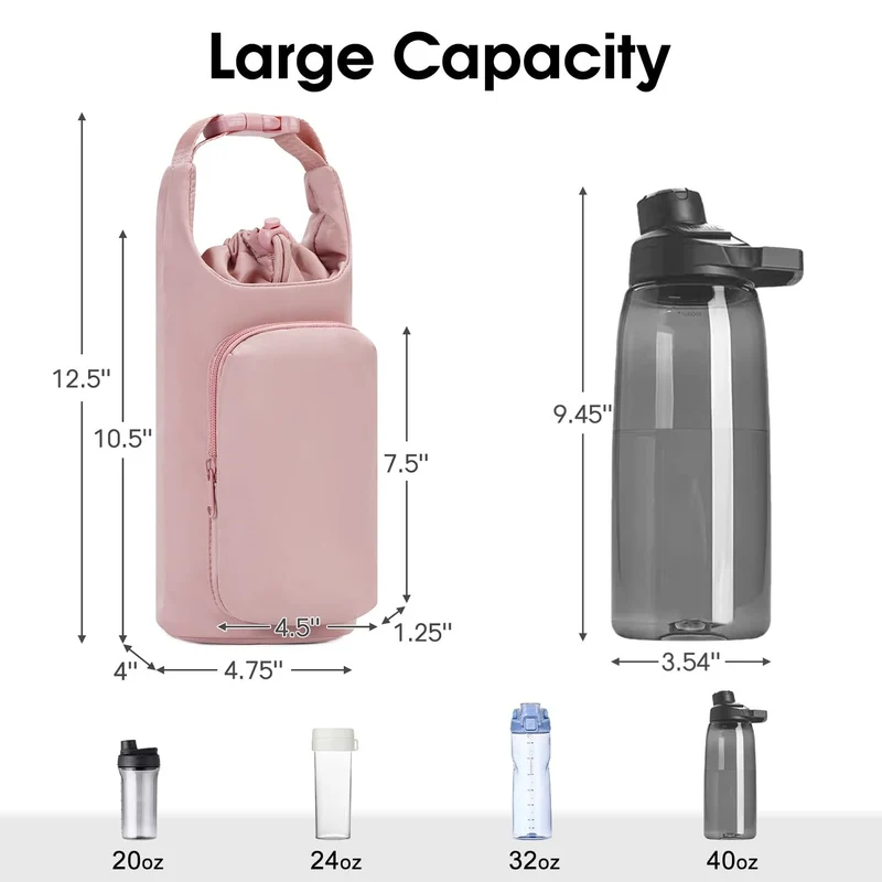 HENKELTASCHE MIT ISOLIERTEM WASSERFLASCHENFACH Skanto