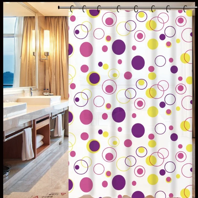 Eleganter floraler Duschvorhang Skanto