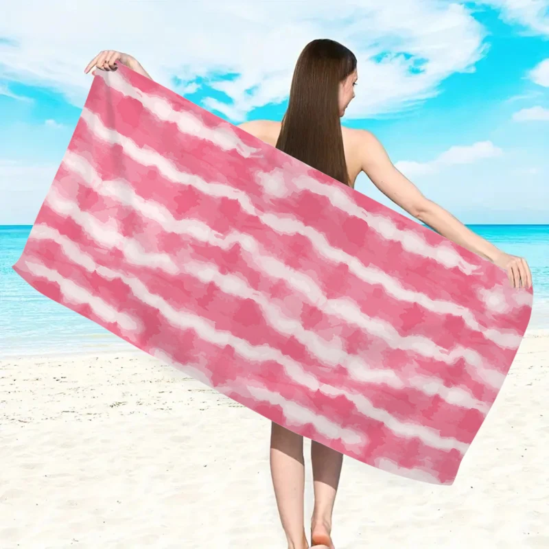 Großes Strandtuch mit farbenfrohem Schmetterlingsdesign Skanto