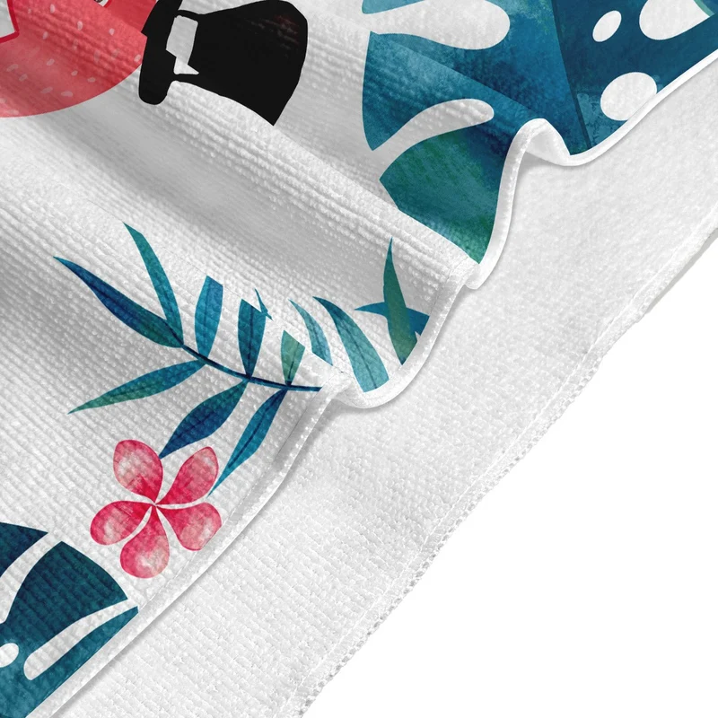 Großes Strandtuch mit farbenfrohem Schmetterlingsdesign Skanto