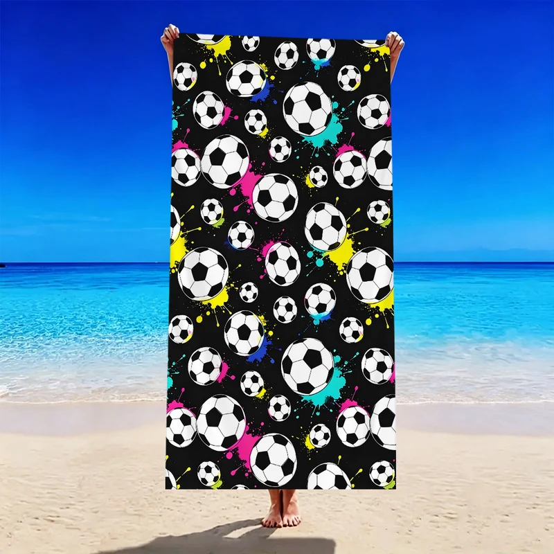 Strandtuch mit Fußballmotiv Skanto