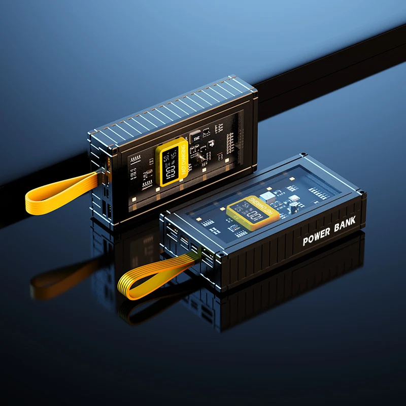 Vielseitige Powerbank mit Digitalanzeige Skanto
