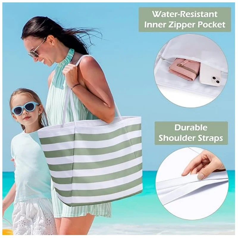 Strandtasche mit großem Stauraum und wasserabweisendem Material Skanto