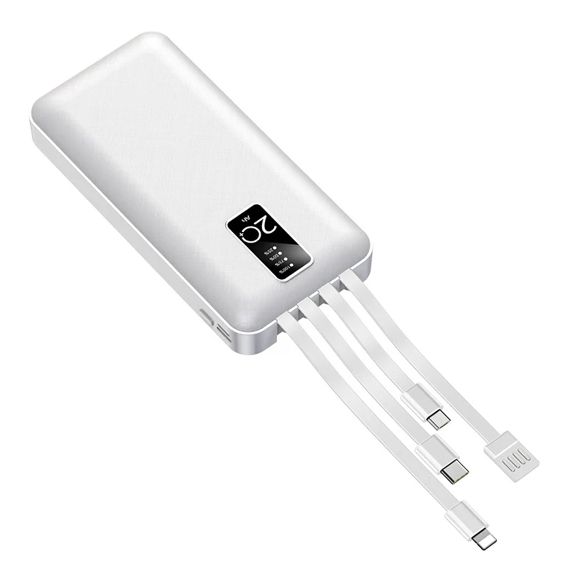 Leistungsstarke Powerbank mit integriertem Multi-Kabel Skanto