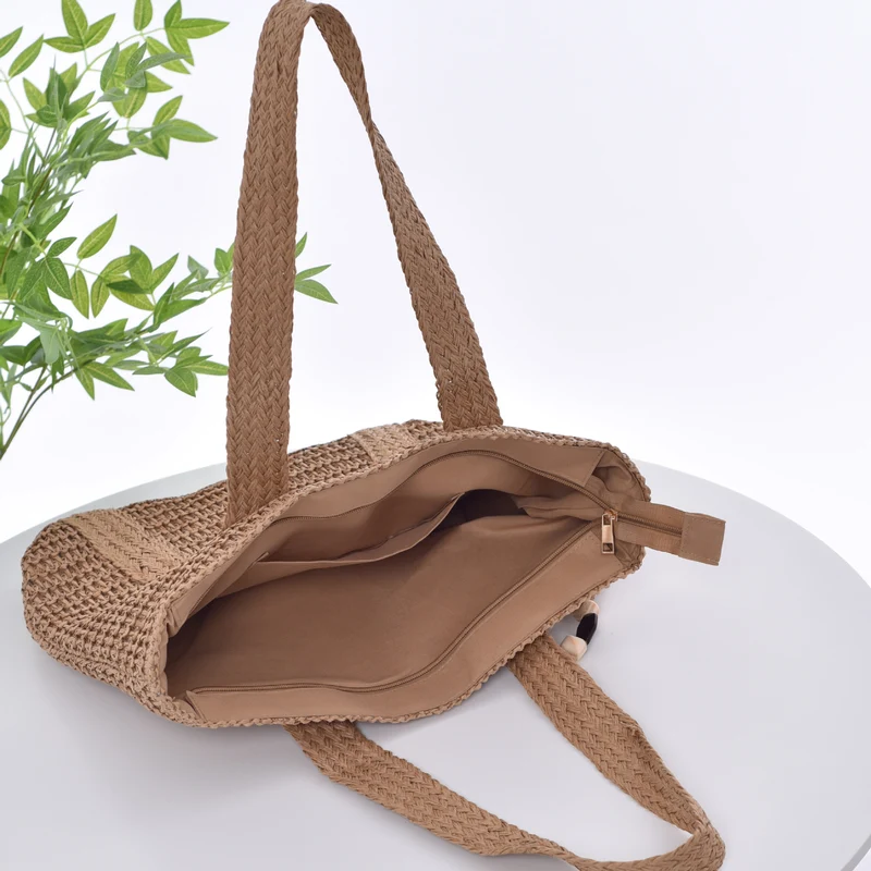 Elegante und luftige Basttraum Tasche Skanto