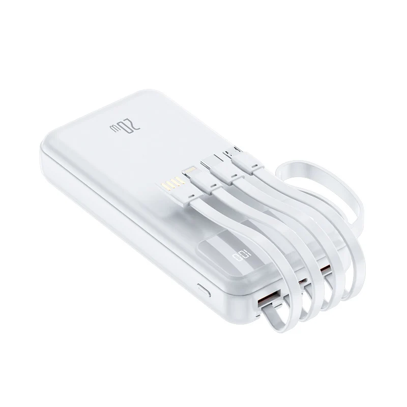 Tragbare Schnelllade-Powerbank mit LED-Anzeige Skanto