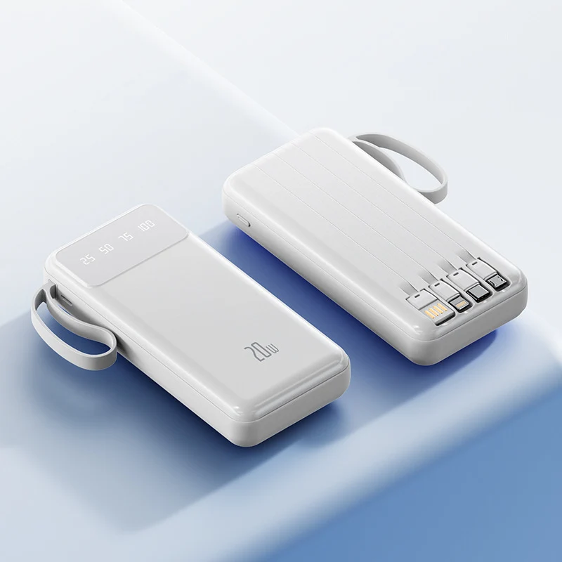 Tragbare Schnelllade-Powerbank mit LED-Anzeige Skanto