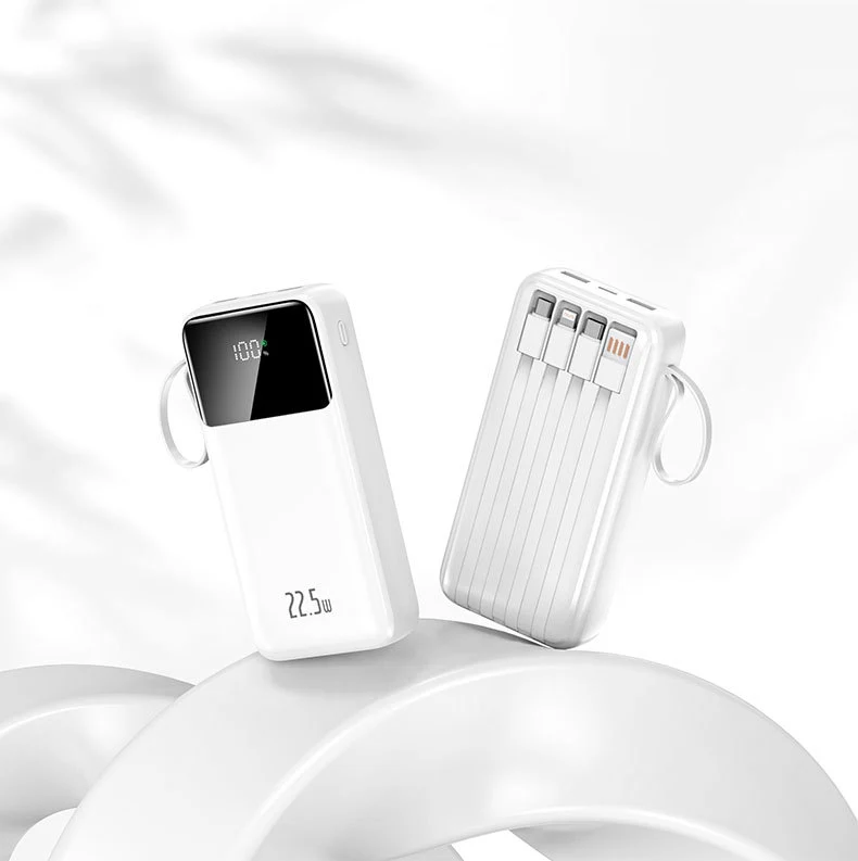Tragbare Schnelllade-Powerbank mit Digitalanzeige Skanto