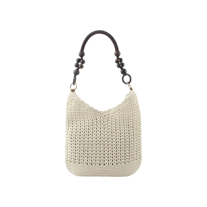 Handgemachte Tasche mit Holzgriff Skanto