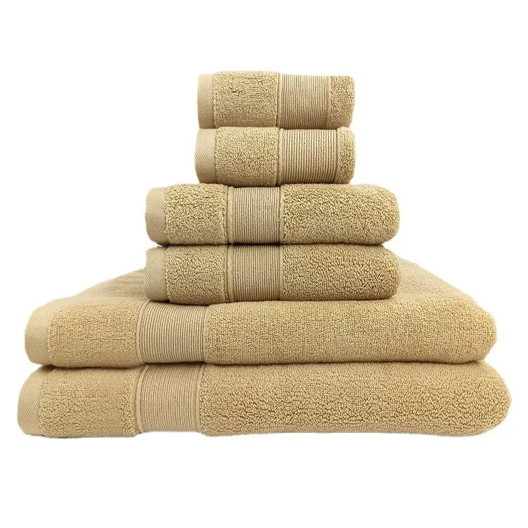 Frottierhandtuch-Set mit luxuriösem Textildesign Skanto