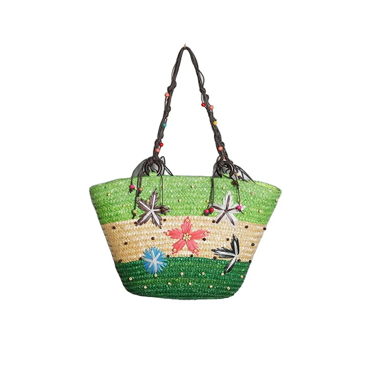 Strandtasche mit farbenfrohem Blumenmuster Skanto