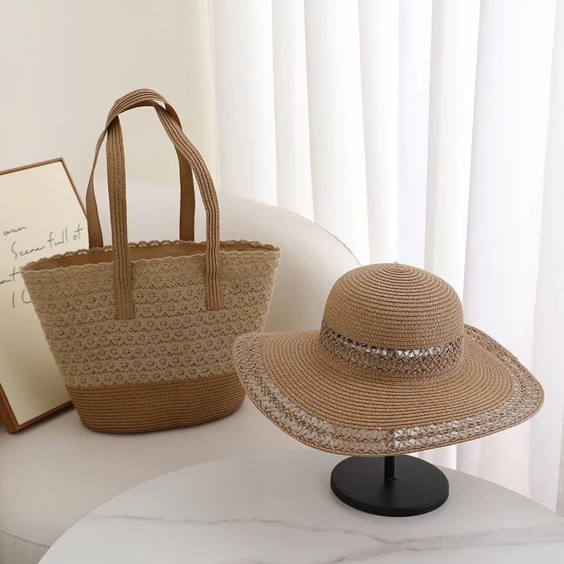 Strandtasche und Sonnenhut Skanto