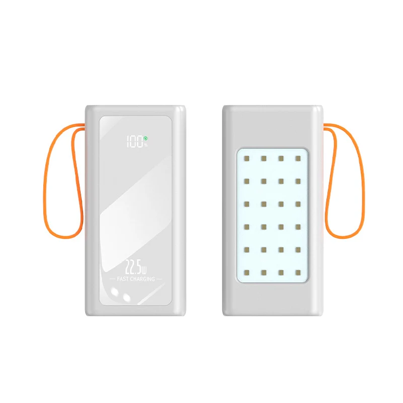 Tragbare Multi-USB-Powerbank mit LED-Licht Skanto