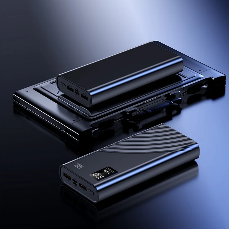 Tragbare Hochleistungs-Powerbank mit Digitalanzeige Skanto
