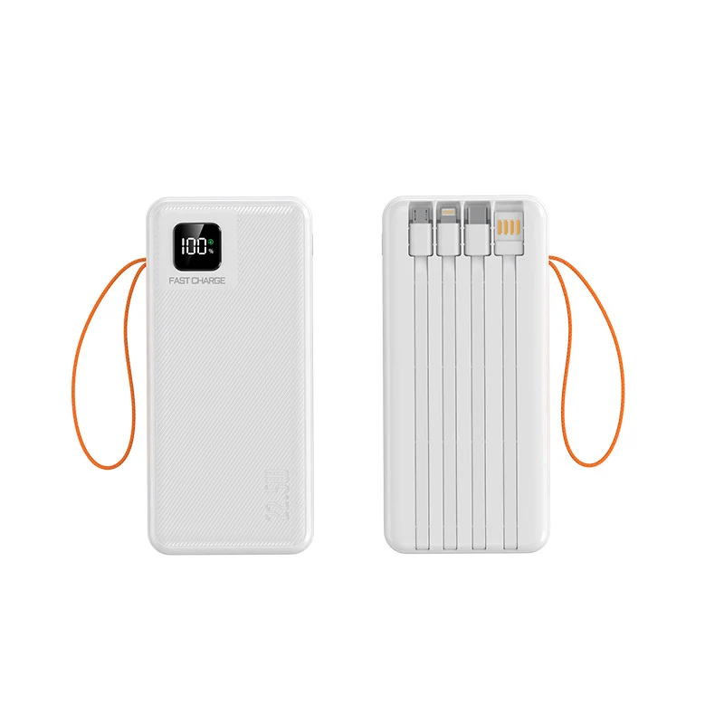 Tragbare Powerbank mit Digitalanzeige und Schnellladefunktion Skanto