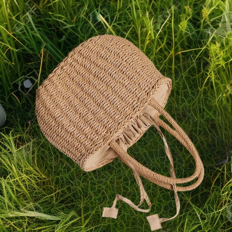 Handtasche im Rattan-Stil Skanto