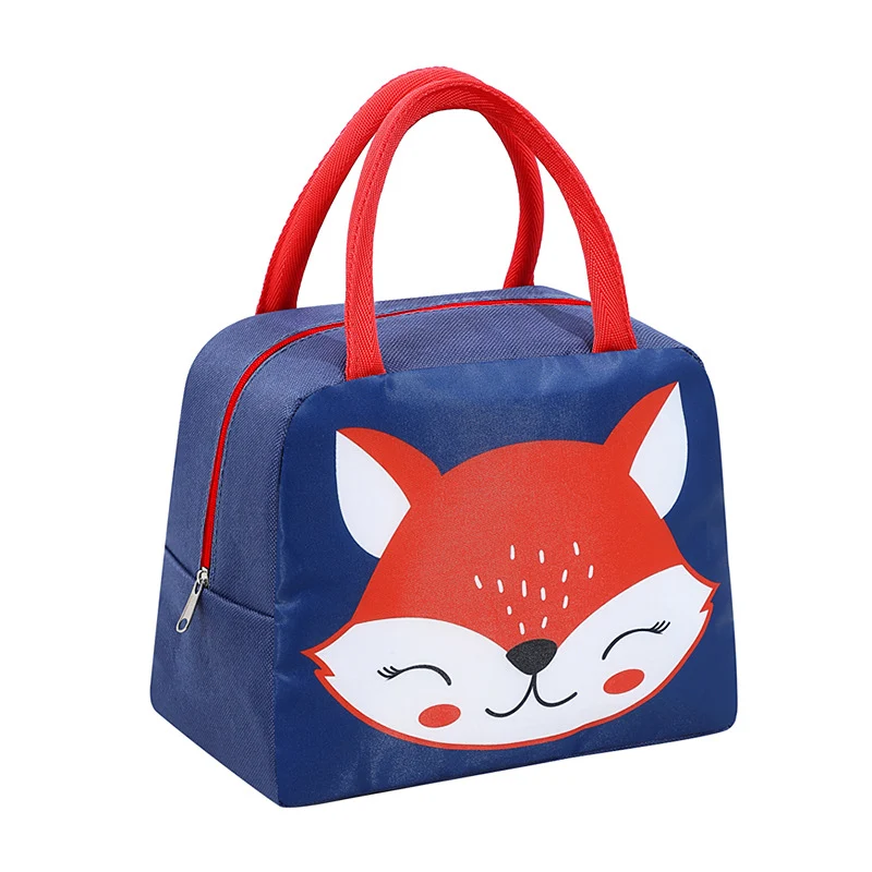 Isolierte Lunchtasche mit verspieltem Fuchs-Design Skanto