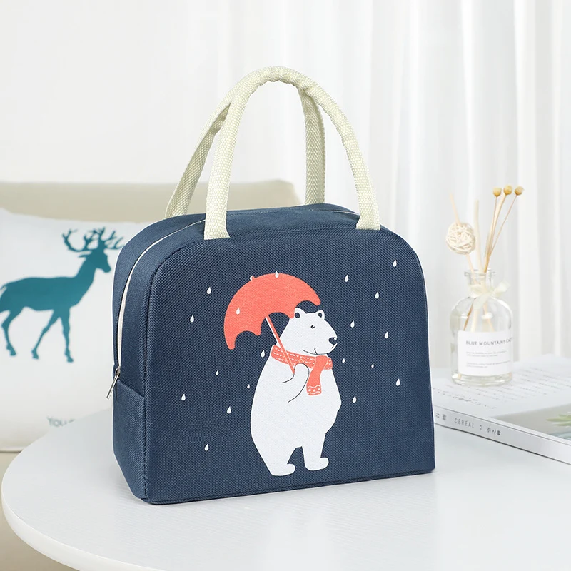 Isolierte Lunchtasche mit verspieltem Fuchs-Design Skanto