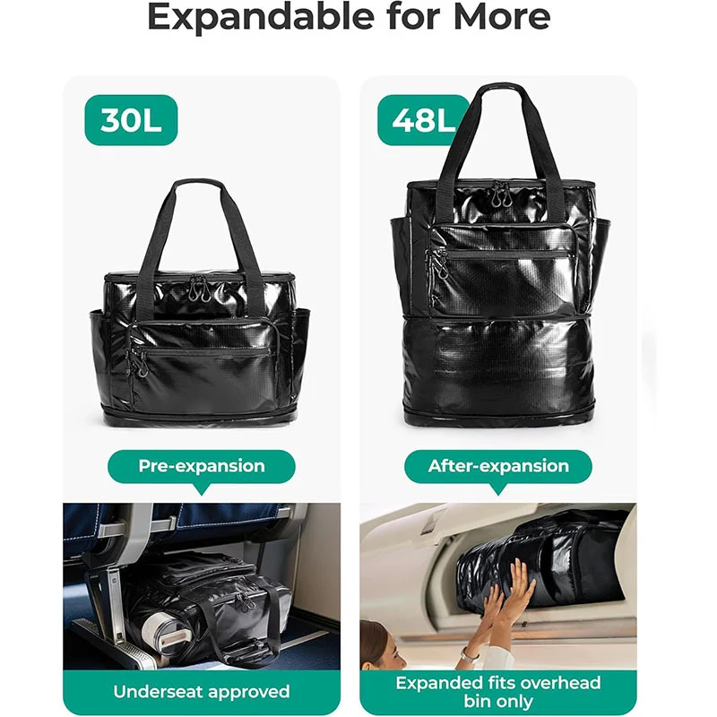 Rollbare multifunktionale Reisetasche mit mehreren Fächern Skanto
