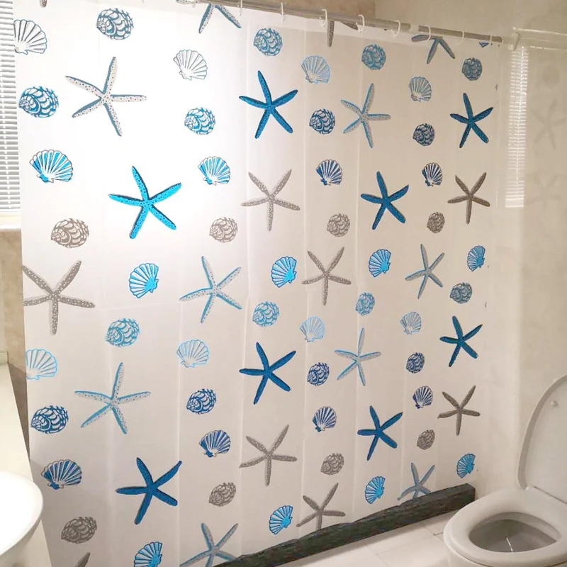 Duschvorhang im Küsten-Stil Skanto