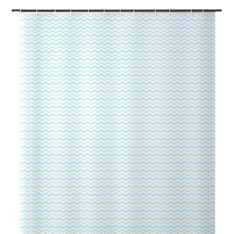 Duschvorhang mit Chevron-Muster Skanto