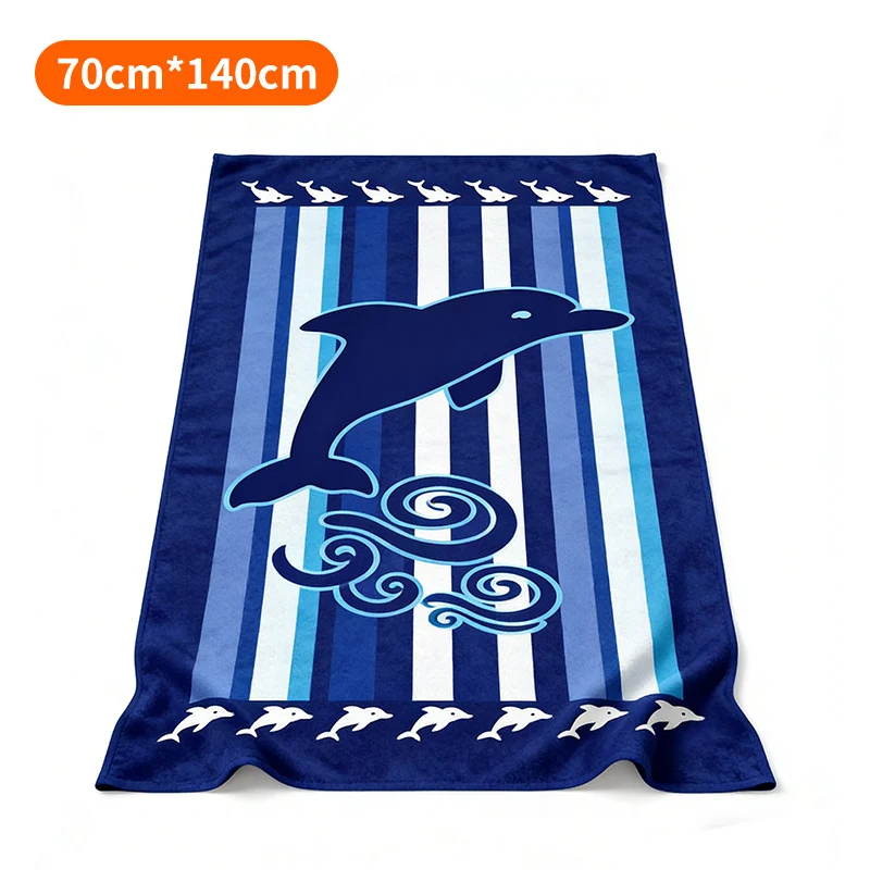 Strandtuch mit maritimem Anker-Design Skanto